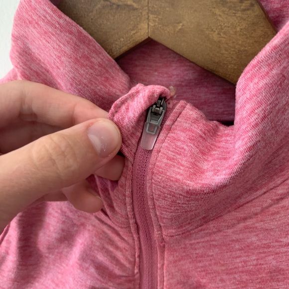 C9 Champion 1/4 Zip Terracotta Pink Heather - Picture 5 of 7